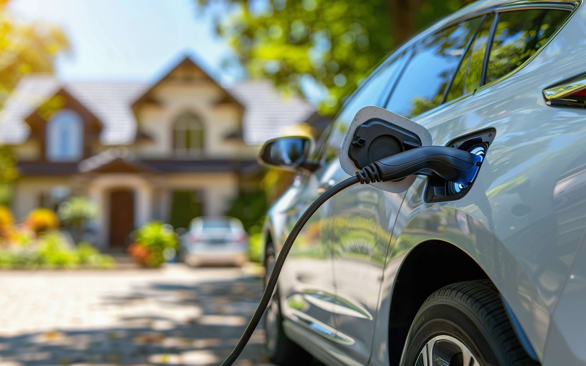 Level 2 EV charger installed at a Oshawa home